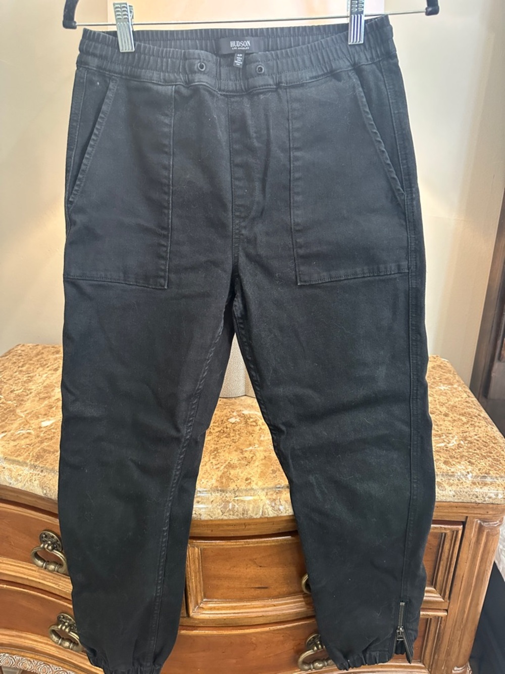 Hudson Jeans Women’s Black Jogger Pants